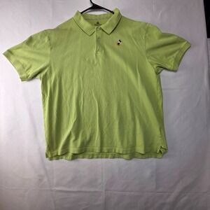 Disney Polo Shirt Mens XL Grey Mickey Mouse Embroidered Parks Pique Cotton